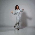 2pcs Women's Linen in grey