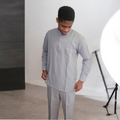 La-Delia's finest 2pcs linen outfit for men